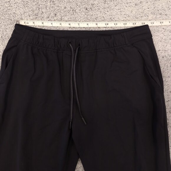 Lululemon Jet Crop Slim Pants Women's Medium Black Pull Drawstring Pockets Slim - Picture 6 of 11